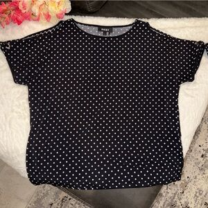 3 x 20$ DKNY Black & White Polka Dot Strapless Top Size M